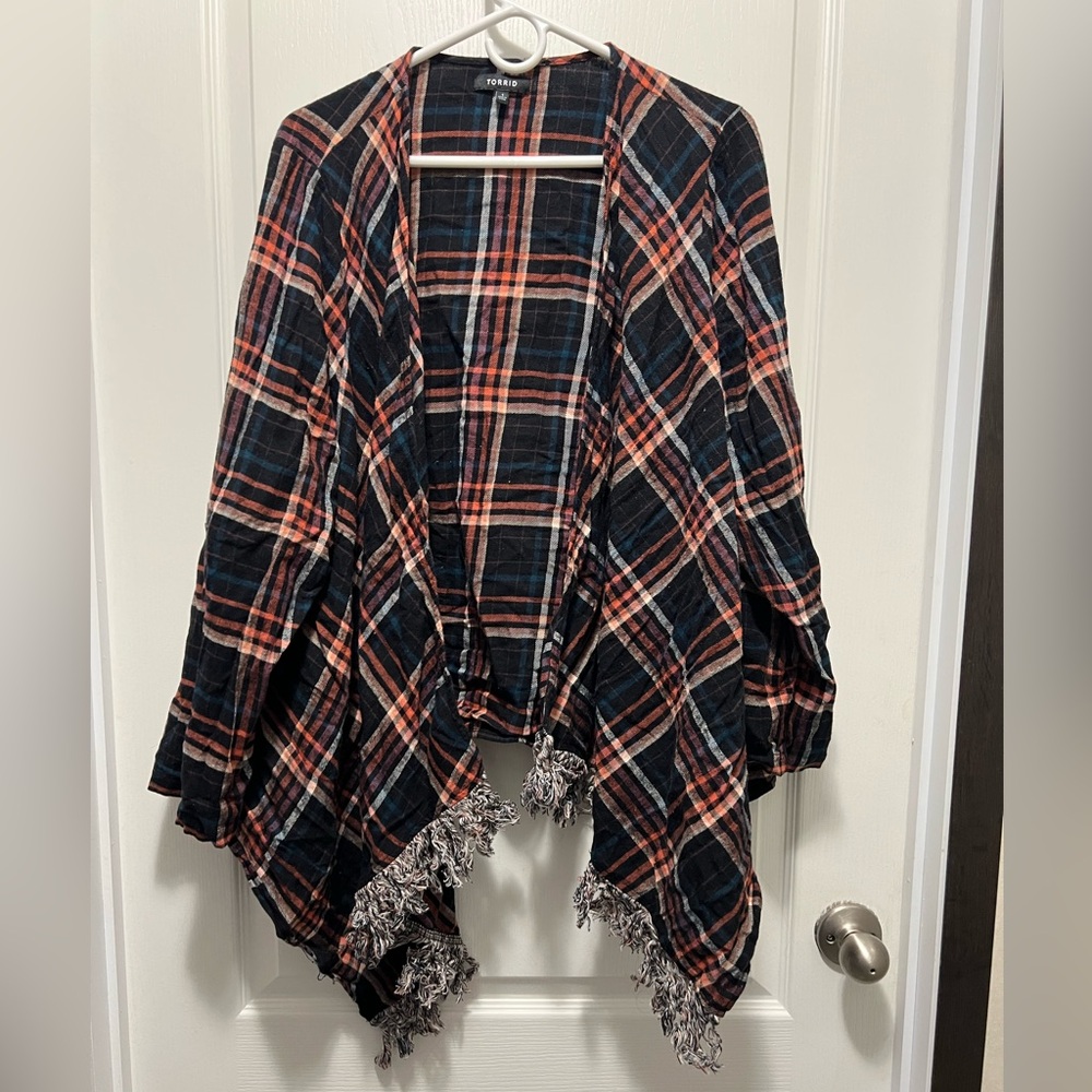 Size 1 plaid kimono from Torrid